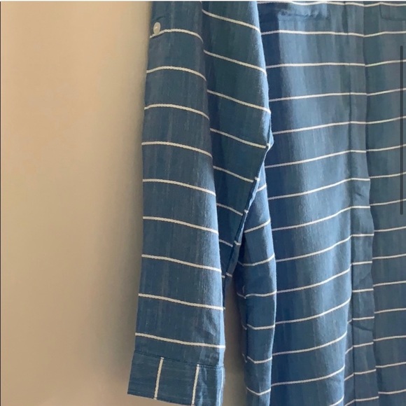 NWT Koy Resort Blue Striped Dress Size Medium - Picture 3 of 7